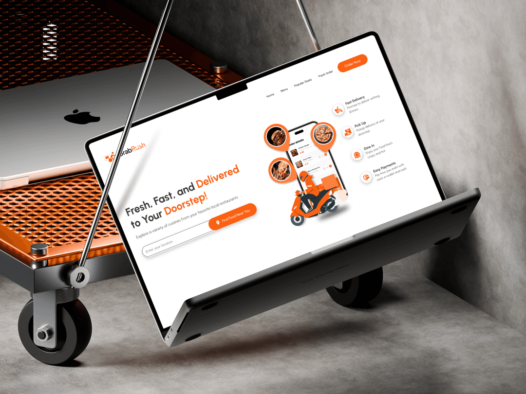 Grab Rush Landing Page